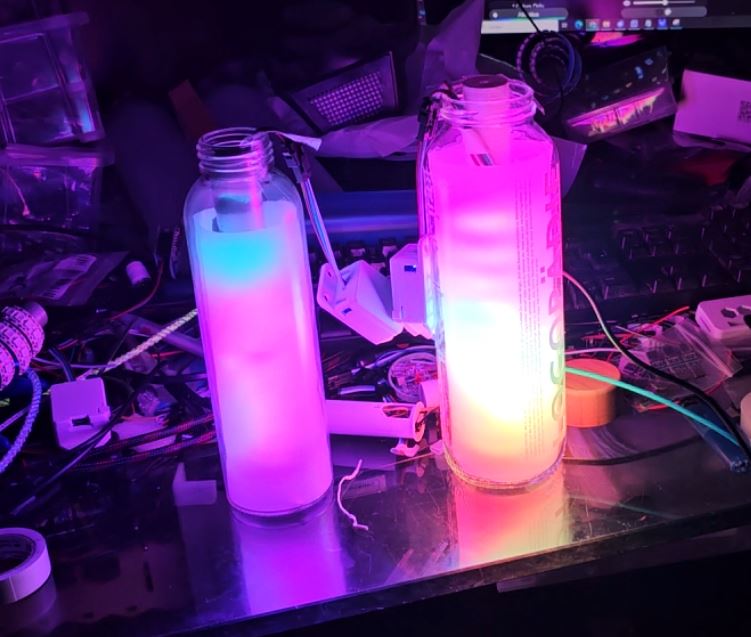 Illuminated LED Bottles